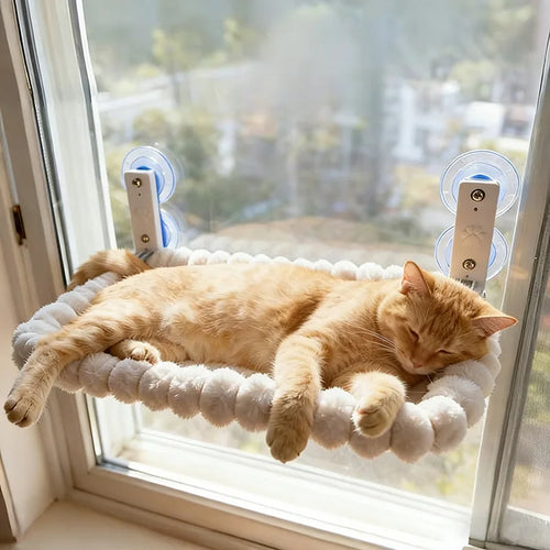 PawJoy Cat Window Perch Hammock