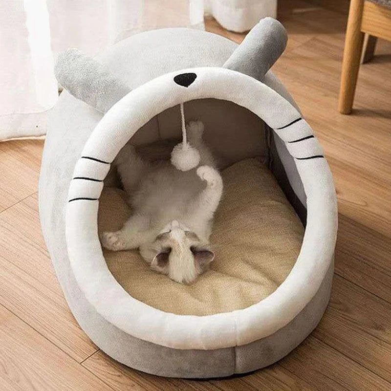 PawJoy Cozy Cat Cave Bed
